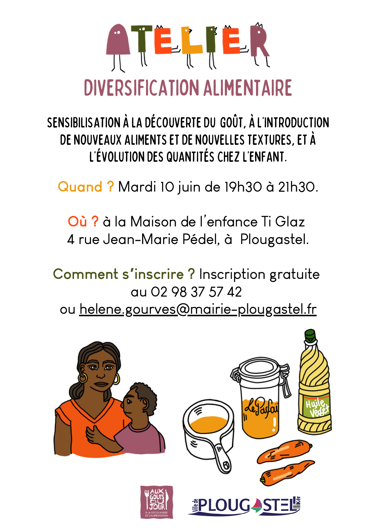 Atelier pour les futurs parents et parents - Plougastel